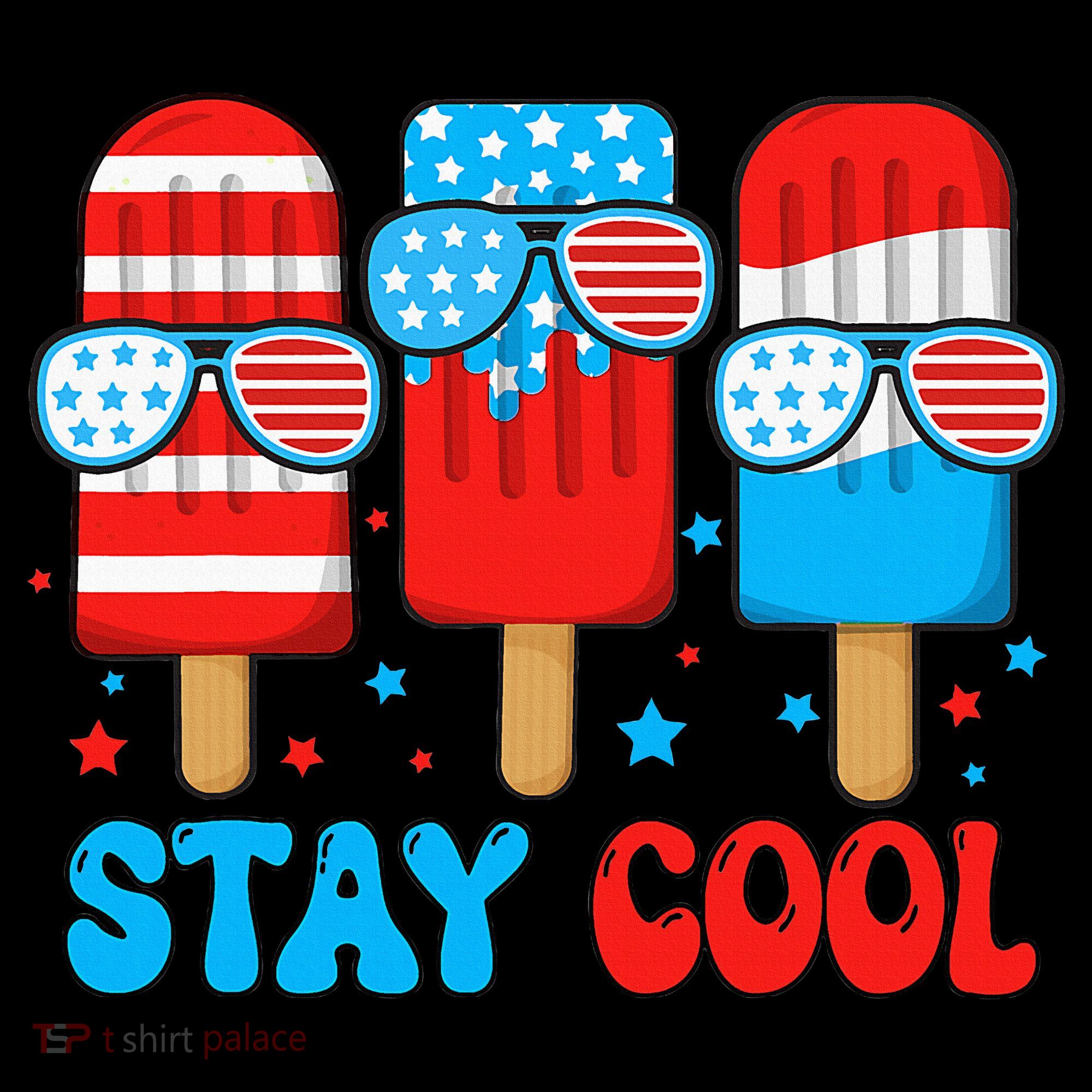 Stay Cool 4th July Popsicle Toddler T-Shirt