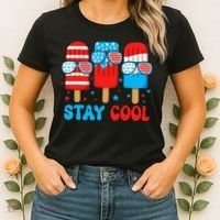 Stay Cool 4th July Popsicle Women's T-Shirt thumb 2