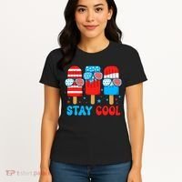Stay Cool 4th July Popsicle Women's T-Shirt thumb 4