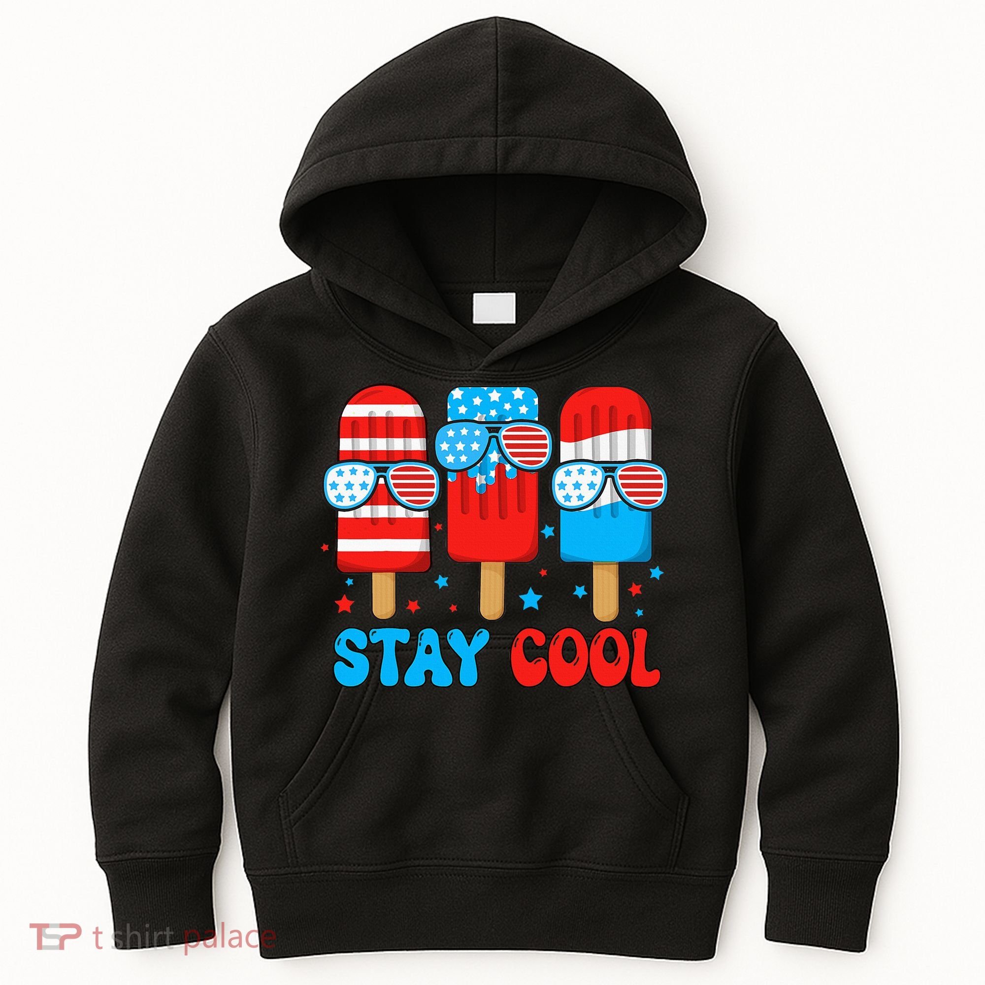 Stay Cool 4th July Popsicle Kids Hoodie