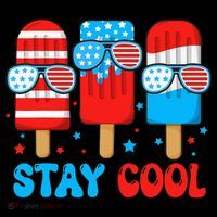 Stay Cool 4th July Popsicle Kids Hoodie thumb 5