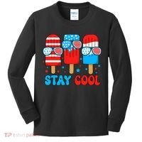 Stay Cool 4th July Popsicle Kids Long Sleeve Shirt thumb 0