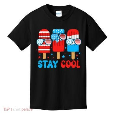 Stay Cool 4th July Popsicle Kids T-Shirt