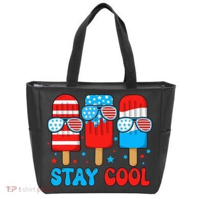 Stay Cool 4th July Popsicle Tote Bag