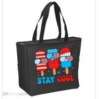 Stay Cool 4th July Popsicle Tote Bag thumb 2