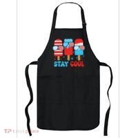 Stay Cool 4th July Popsicle American Flag Apron thumb 0