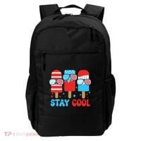 Stay Cool 4th July Popsicle American Flag Backpack thumb 0