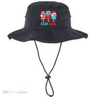 Stay Cool 4th July Popsicle American Flag Bucket Hat thumb 0