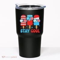 Stay Cool 4th July Popsicle American Flag Tumbler thumb 0
