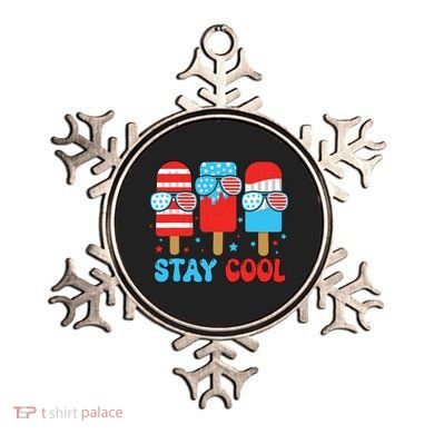 Stay Cool 4th July Popsicle American Flag Ornament