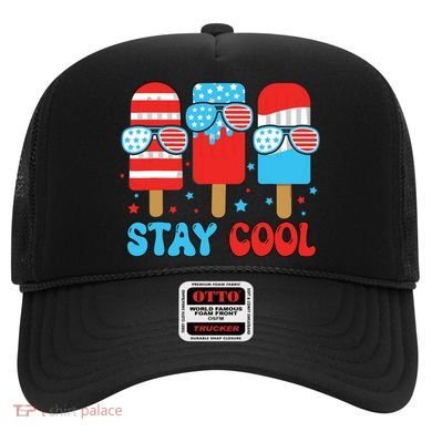 Stay Cool 4th July Popsicle American Flag Hat
