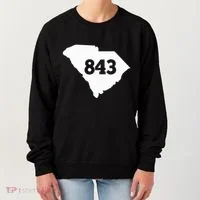 South Carolina 843 Area Code Women's Sweatshirt thumb 0
