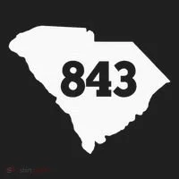 South Carolina 843 Area Code Women's Sweatshirt thumb 2