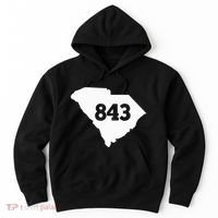 South Carolina 843 Area Code Hoodie thumb 0