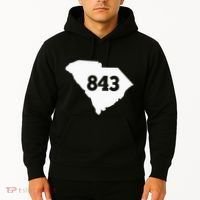 South Carolina 843 Area Code Hoodie thumb 2