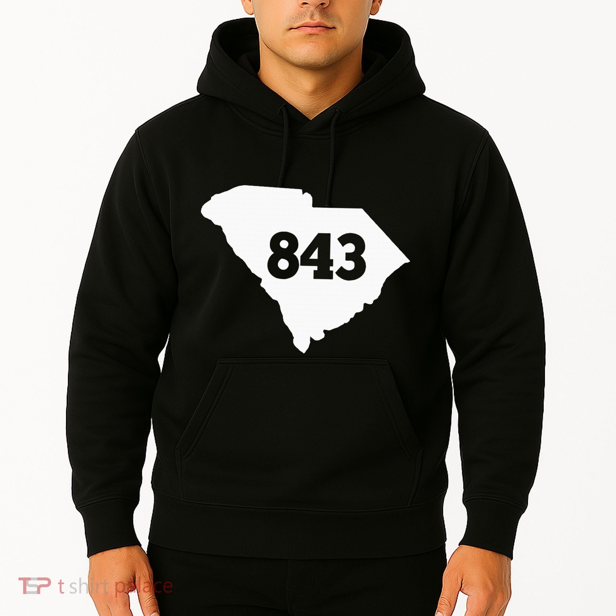 South Carolina 843 Area Code Hoodie