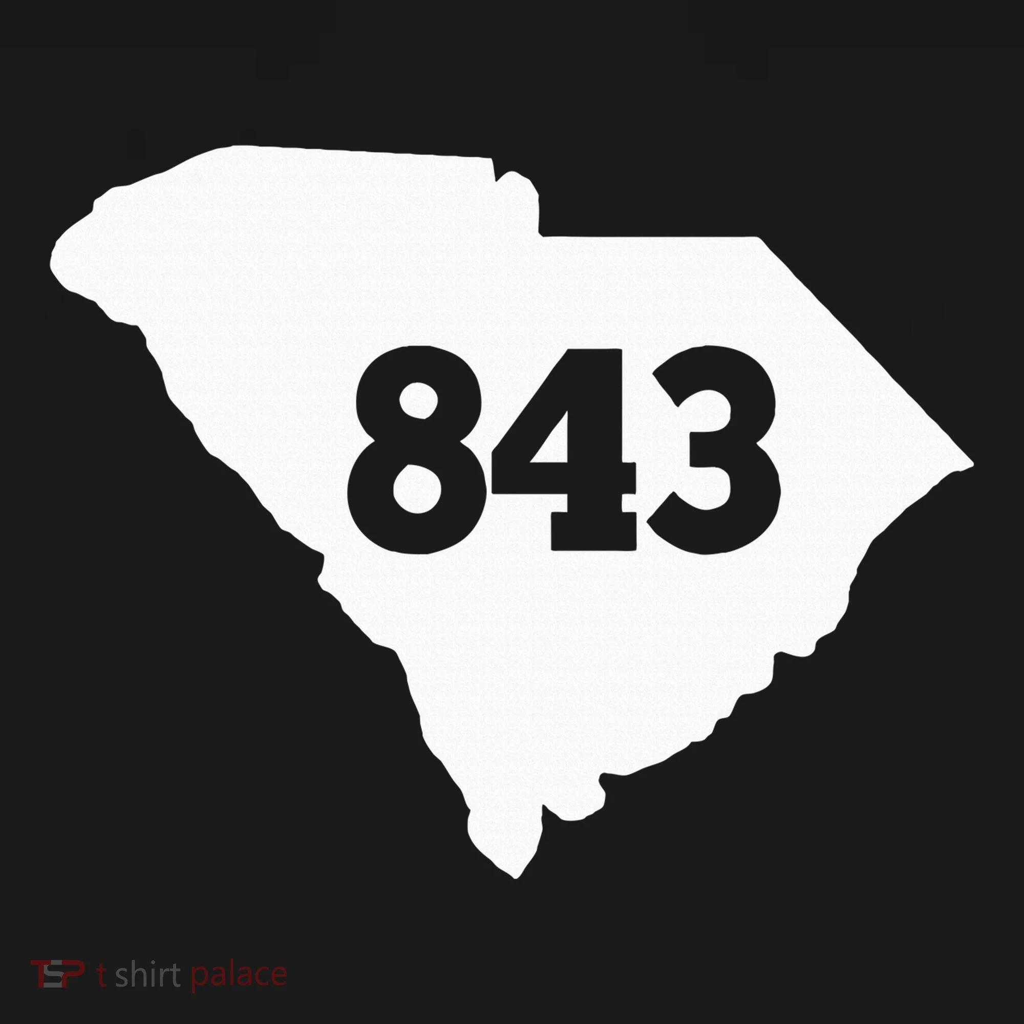South Carolina 843 Area Code Hoodie