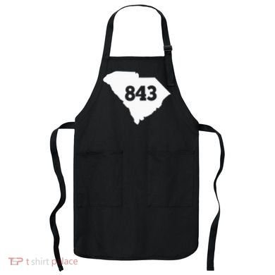 South Carolina 843 Area Code Apron