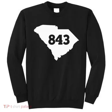 South Carolina 843 Area Code Sweatshirt