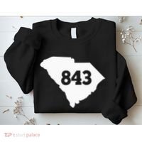 South Carolina 843 Area Code Sweatshirt thumb 2