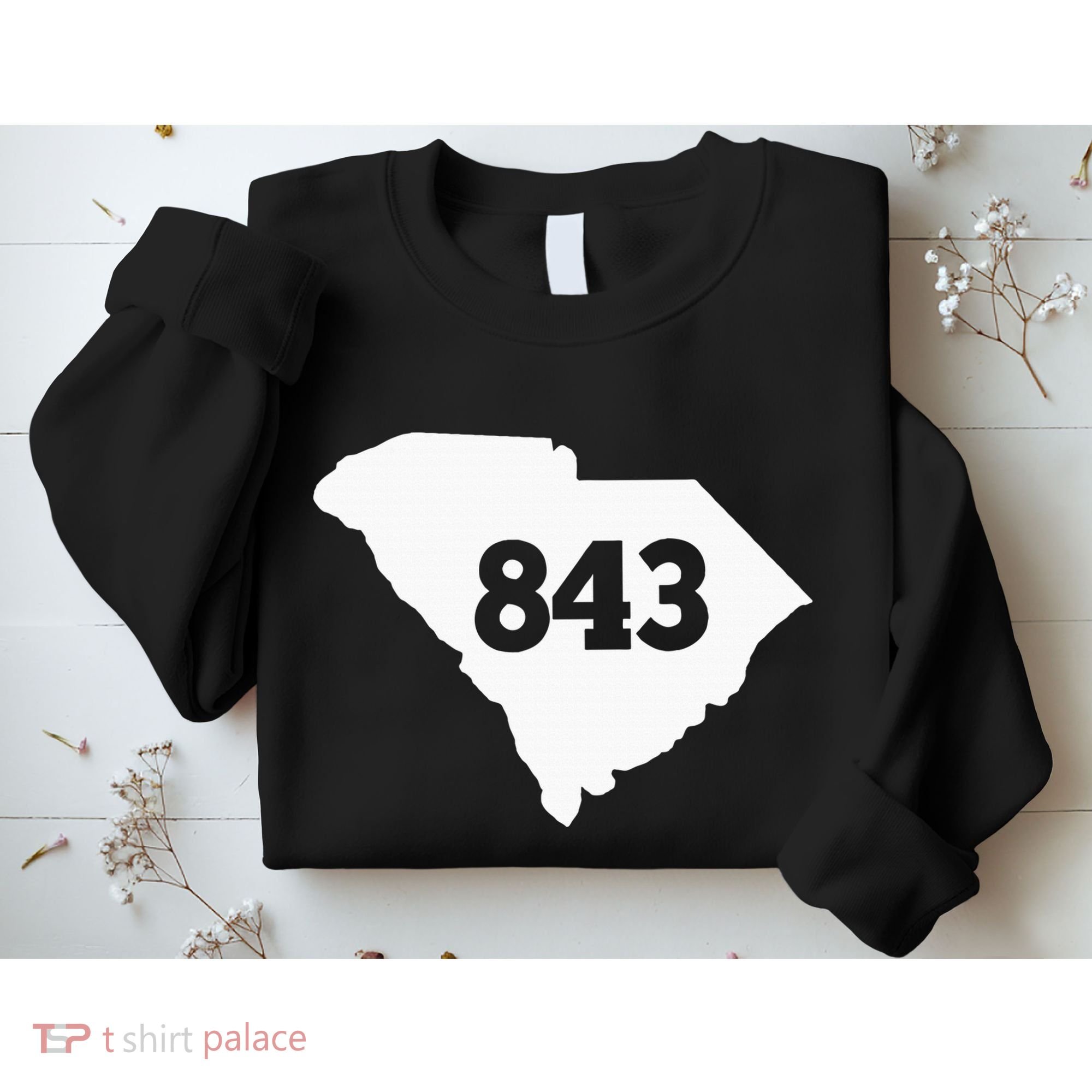 South Carolina 843 Area Code Sweatshirt