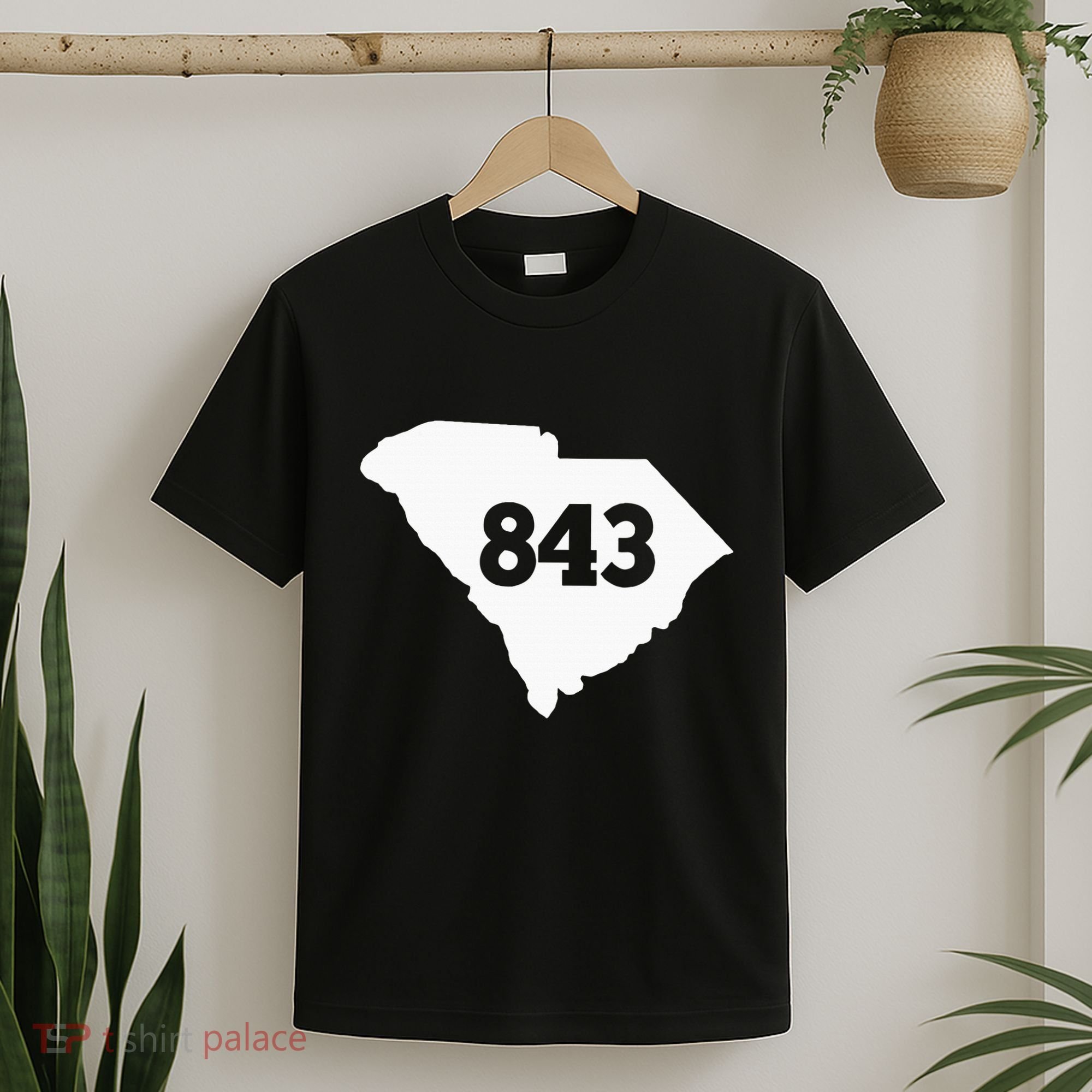 South Carolina 843 Area Code T-Shirt