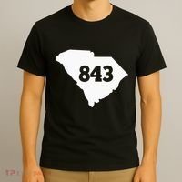 South Carolina 843 Area Code T-Shirt thumb 3