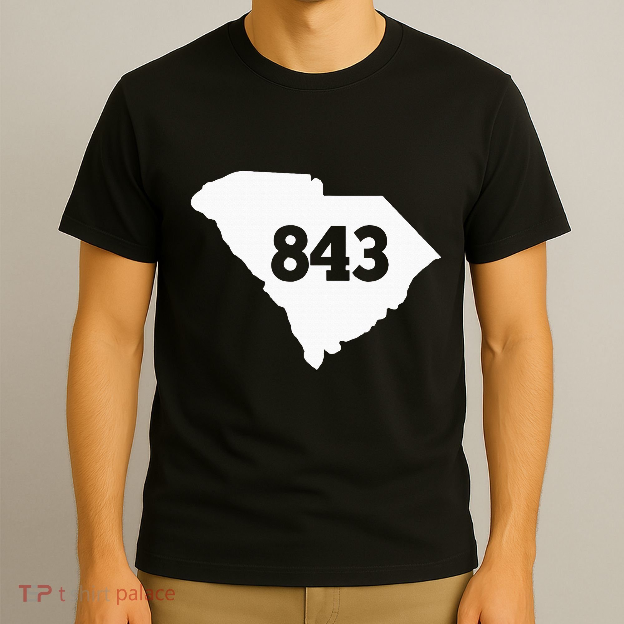 South Carolina 843 Area Code T-Shirt
