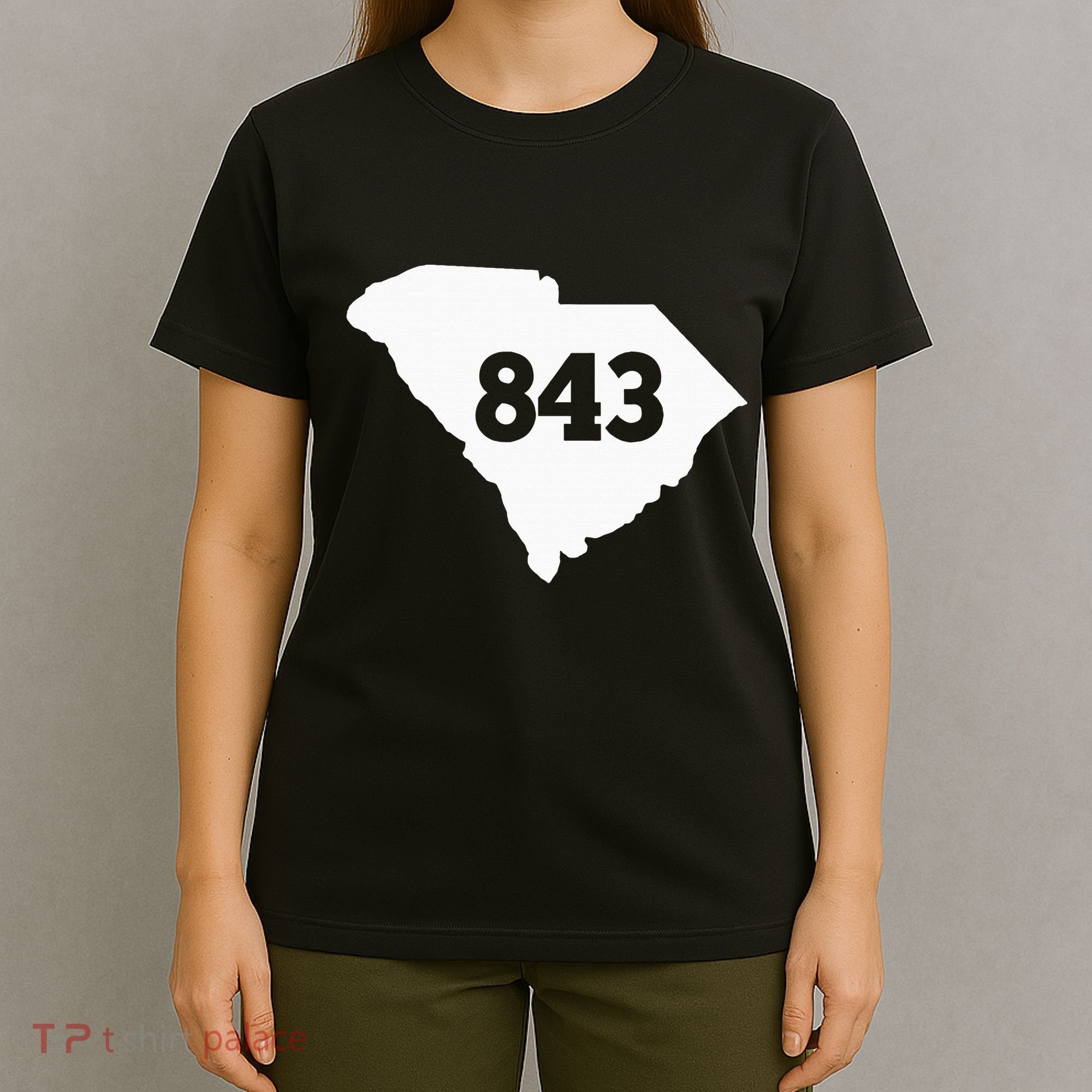 South Carolina 843 Area Code T-Shirt