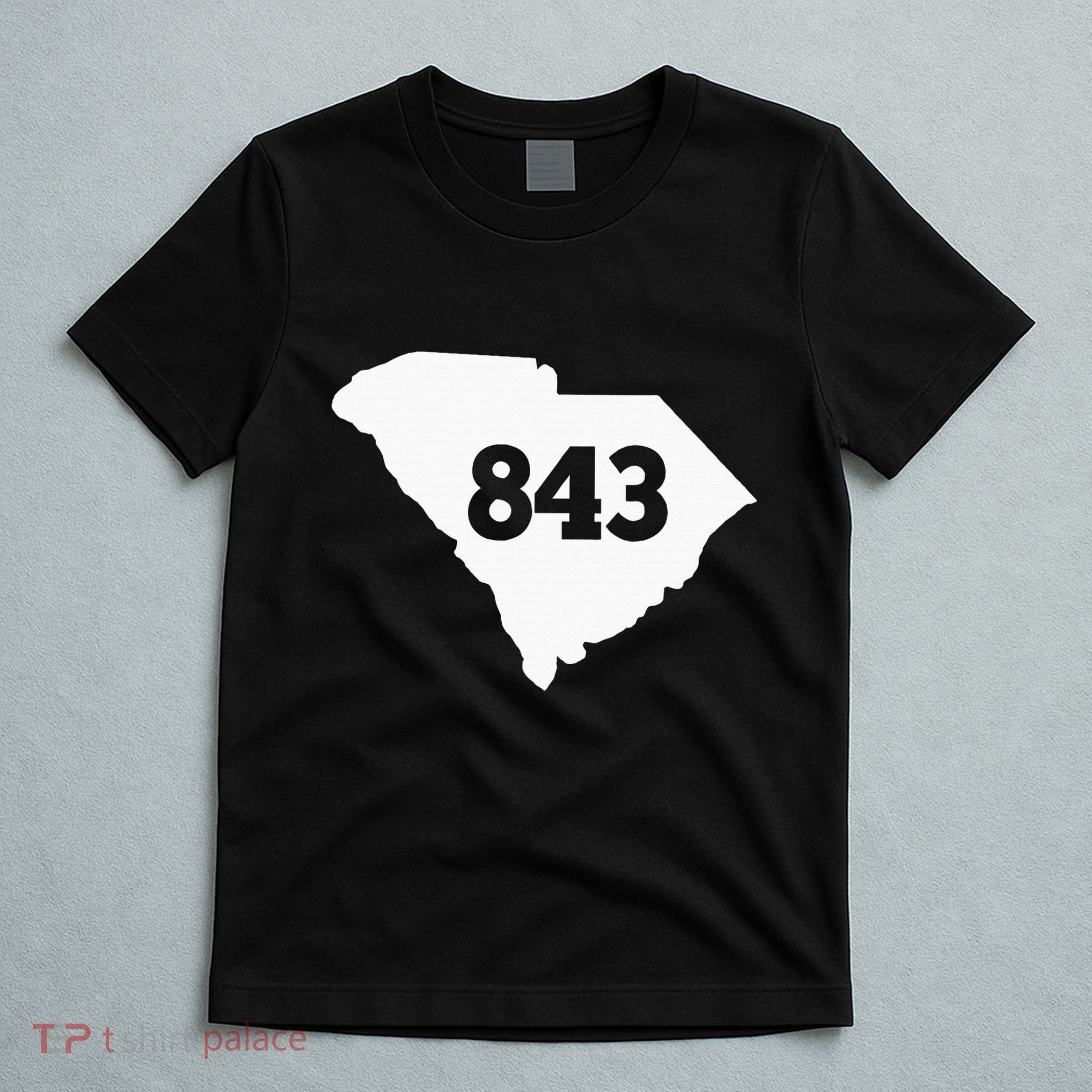 South Carolina 843 Area Code T-Shirt