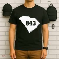South Carolina 843 Area Code T-Shirt thumb 6