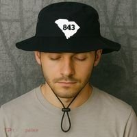 South Carolina 843 Area Code Bucket Hat thumb 2
