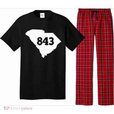 South Carolina 843 Area Code Pajama Set