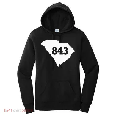 South Carolina 843 Area Code Women's Hoodie