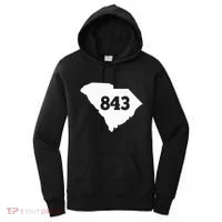 South Carolina 843 Area Code Women's Hoodie thumb 0