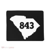 South Carolina 843 Area Code Mousepad thumb 0
