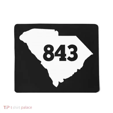 South Carolina 843 Area Code Mousepad