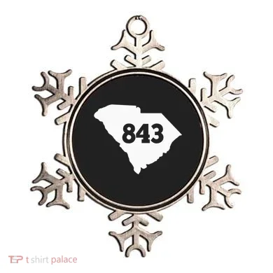 South Carolina 843 Area Code Ornament
