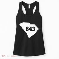 South Carolina 843 Area Code Women's Tank Top thumb 0