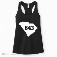 South Carolina 843 Area Code Women's Tank Top thumb 0