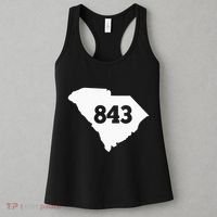 South Carolina 843 Area Code Women's Tank Top thumb 3