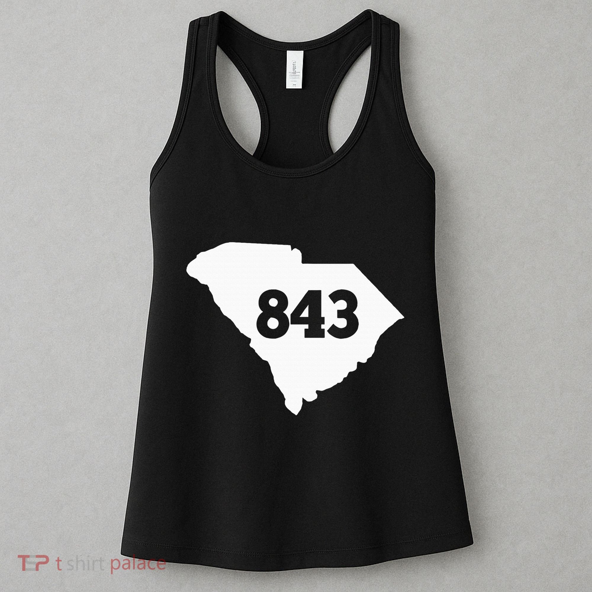 South Carolina 843 Area Code Women's Tank Top