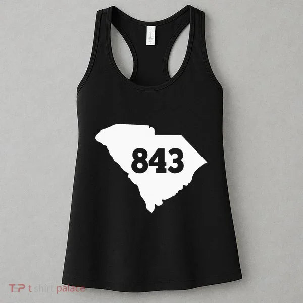 South Carolina 843 Area Code Women's Tank Top