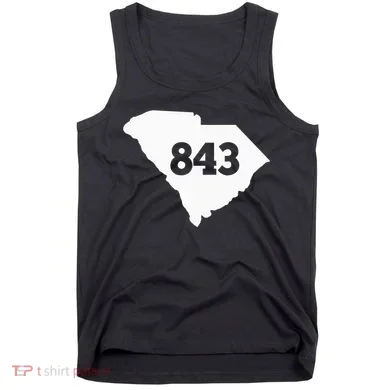 South Carolina 843 Area Code Tank Top