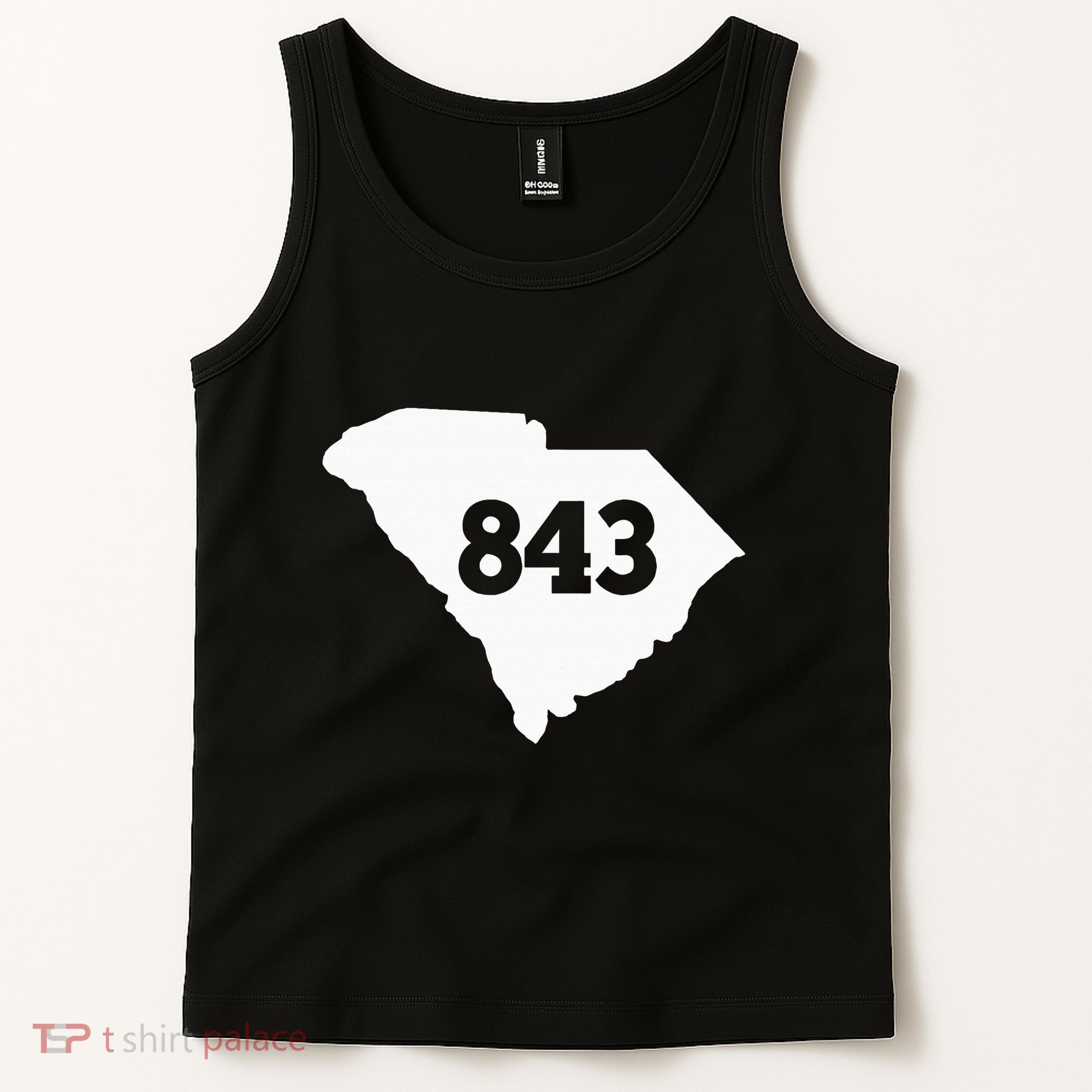 South Carolina 843 Area Code Tank Top