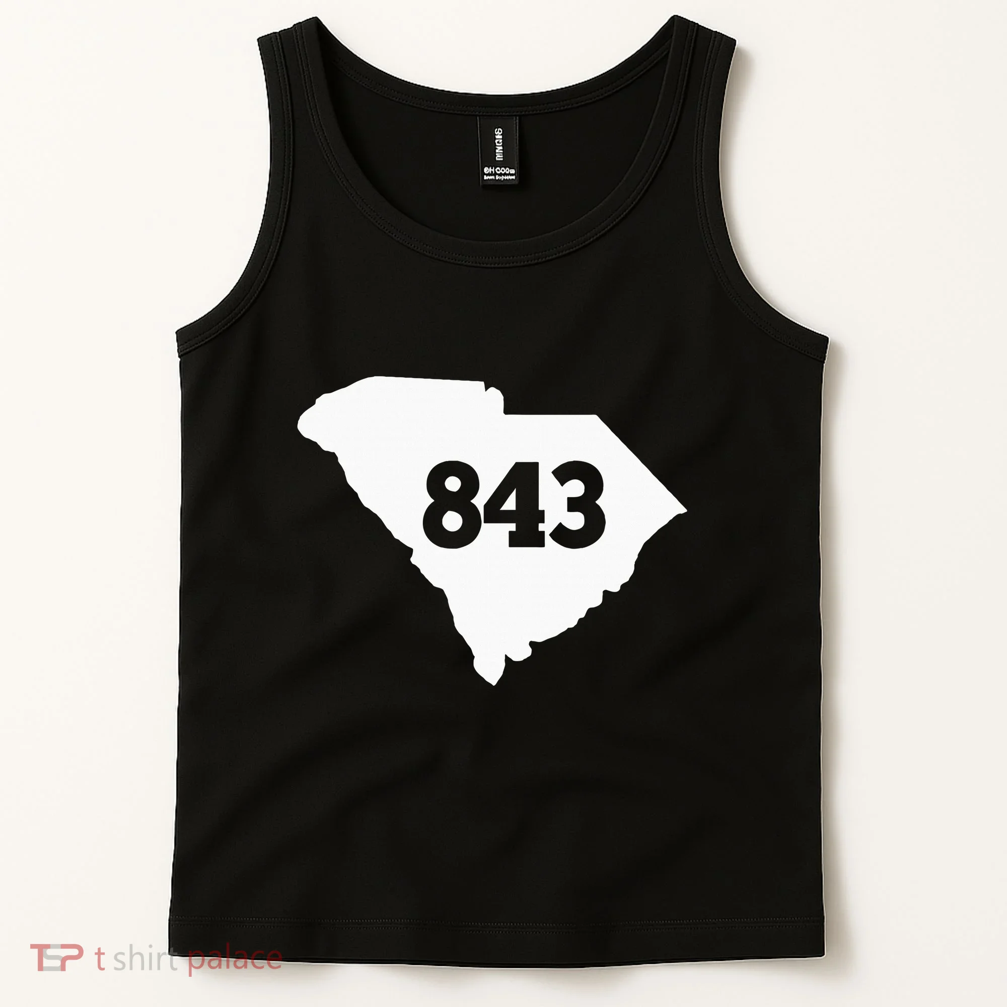 South Carolina 843 Area Code Tank Top