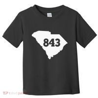 South Carolina 843 Area Code Toddler T-Shirt thumb 0