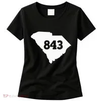 South Carolina 843 Area Code Women's T-Shirt thumb 0