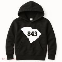 South Carolina 843 Area Code Kids Hoodie thumb 0