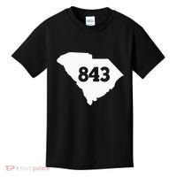 South Carolina 843 Area Code Kids T-Shirt thumb 0